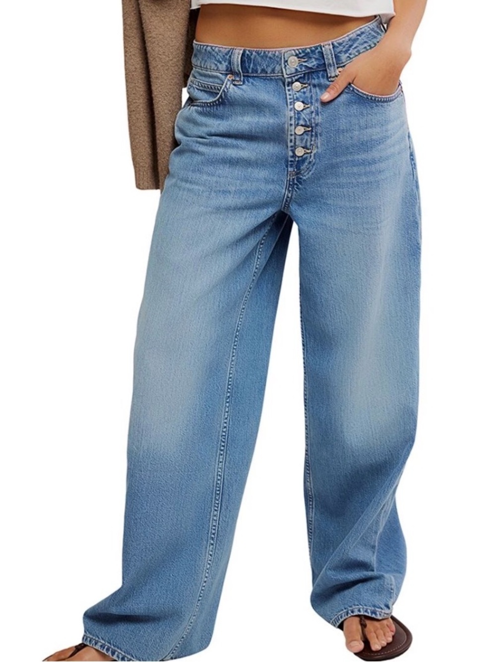 A.N.A. Wide Leg Light Blue Women’s Jeans